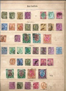 India  /  Ceylon / Philippines   old big  lot   used