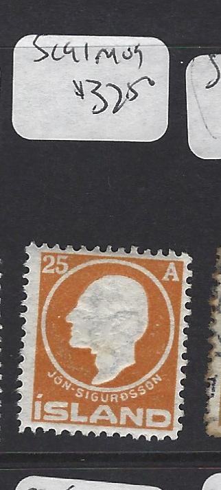 ICELAND   (PP1607B)  25 A    SC 91       MOG