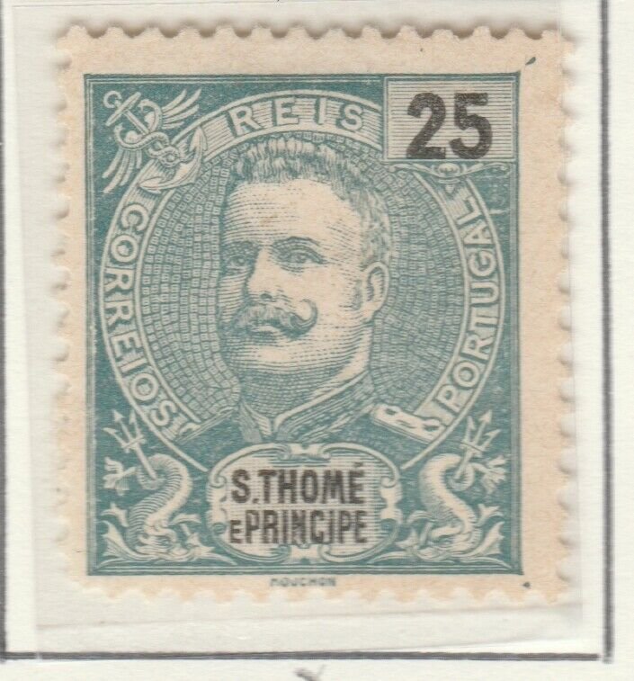 ST. THOMAS AND PRINCE ISLANDS 1898-1901 25r MNG A5P54F60