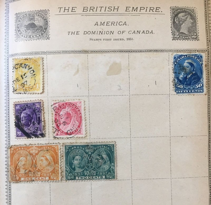 Rowland Hill Old M&U Collection (Apx600) India China Africa Japan USA (SK209) 