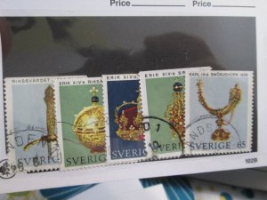 Sweden #899-903 used  2018 SCV = $2.00