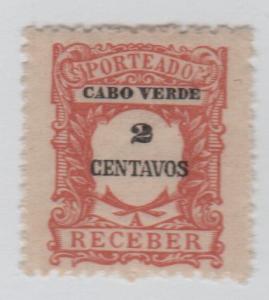 Cape Verde , Postage due, 1921 - Scott J23 MH - 2c, Numeral 