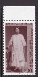 Wallis & Futuna-Sc#549-unused NH set-International Women's Day-2002-