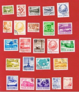 Romania #1967-1988  VF used  Various Scenes  w/2078-79  Free S/H