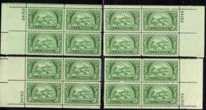 US Stamp #987 MNH Amer. Bankers Assn. Matched Plate Blocks/4