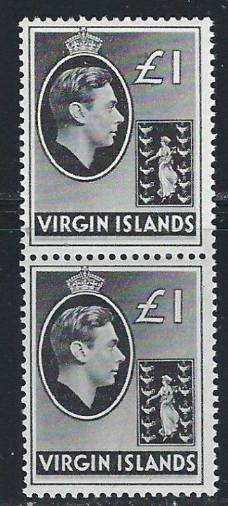 British Virgin Is 87 MNH 1947 Pair (RR) (fe4445)