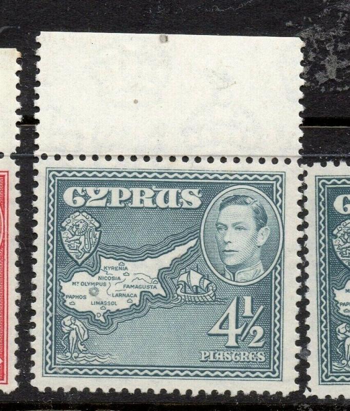 Cyprus 1938 Early Issue Fine Mint hinged Marginal 4.5p. 303650