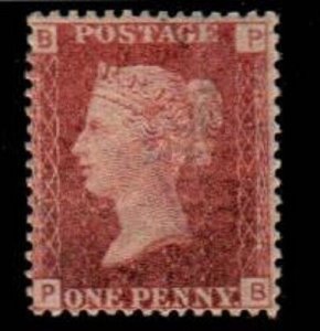 Great Britain Scott 33 (plate 110) Mint NH VF [TE1120]