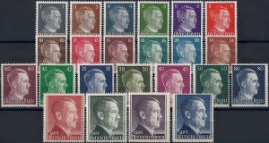 1941+ Austria in the III. Reich Hitler, Definitives, complete set VF/MNH! TOP!