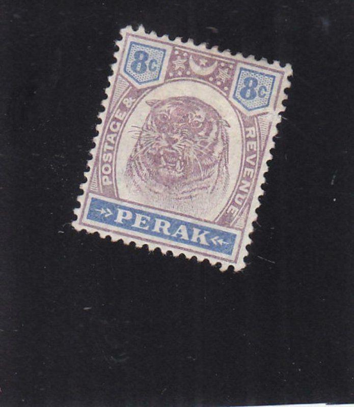 Malaya Federated States: Perak: Sc #52, MH (35509)