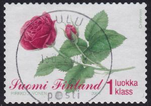Finland - 2004 - Scott #1208 - used - Flower Rose