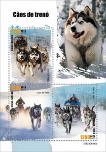 2025 12 - GUINEA BISSAU- SLEDGE DOGS          3V    MNH **