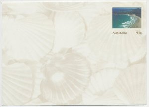 Postal stationery Australia Shell - Coastline - Wilsons Promontory