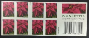 US STAMPS #4816E MINT OG NH POINSETTIA BOOKLET 2013 LOT #22385