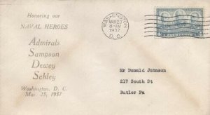 793 4c NAVY HEROES - Chambers Gold Bond cachet