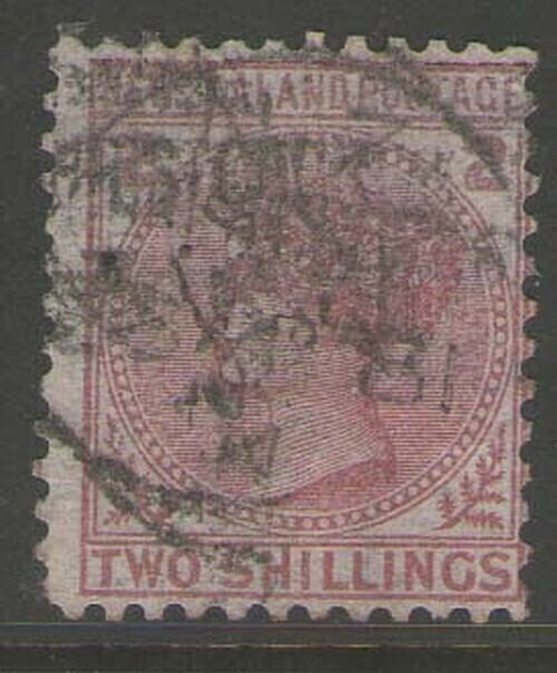 New Zealand 1878 QV 2sh SG 185 or Sc 59 FU