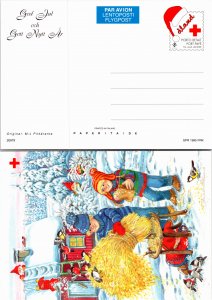 Aland, Worldwide Government Postal Card, Red Cross