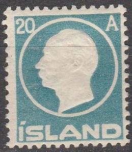 Iceland #94  F-VF Unused  CV $52.50