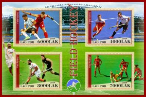 Stamps. Sports. Field Hockey 2019 1+1 sheets perforated