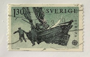 Sweden 1979 Scott 1278 used - 1.30kr,  Europa, History of the Post, ship