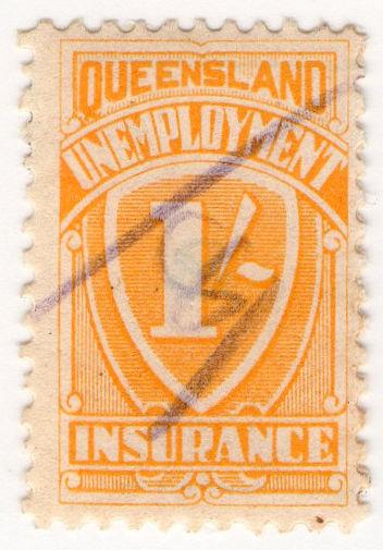 (I.B) Australia - Queensland Revenue : Unemployment Insurance 1/-