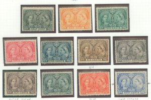 Canada #50-60 Unused Multiple (Jubilee)