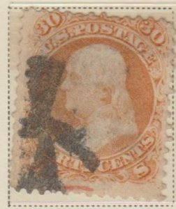 U.S. Scott #71 Franklin Stamp - Used Single