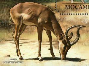 Antelopes Stamp Impala Litocranius Walleri Souvenir Sheet MNH #4958 / Bl.510