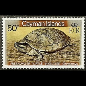 CAYMAN IS. 1981 - Scott# 470 Freshwater Turtle 50c NH