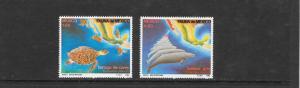 TURTLE, WHALE - MEXICO #1281-1282 MNH