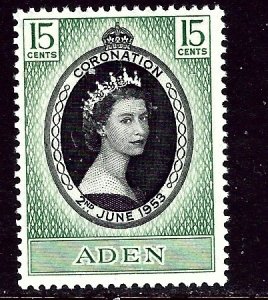 Aden 47 MNH 1953 QEII Coronation (ap3844)