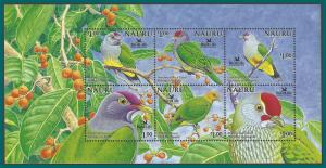 Nauru 2005 Birdlife International, 3 x MS, MNH 529,SGMS589