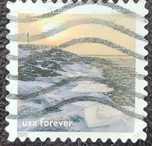 US Scott # 5713p; used (60c) Marine Sanctuaries from 2022; VF/XF; off paper