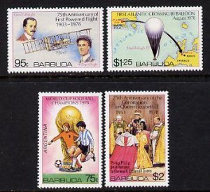 BARBUDA - 1977 - Anniversaries & Events - Perf 4v Set - Mint Never Hinged