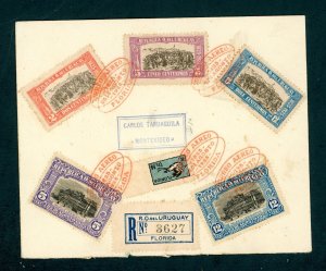 URUGUAY FLORIDA 8/25/25 FFC TO MONTEVIDEO 8/25 - VERY SCARCE