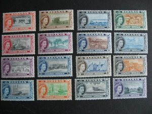 Bahamas QEII Sc 158-73 MH Sc 166 and 168 are creased please see pictures