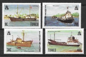 TUVALU SG85/8 1978 SHIPS MNH 