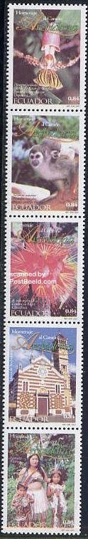 Ecuador 2001, Archidona canton 5v [::::], MNH