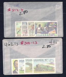 UGANDA (35) All Diff Complete Sets ALL Mint Never Hinged