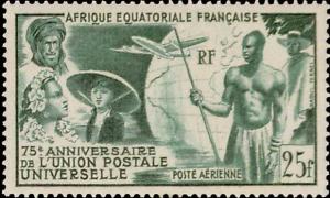 French Equatorial Africa Scott C34 Unused lightly hinged.