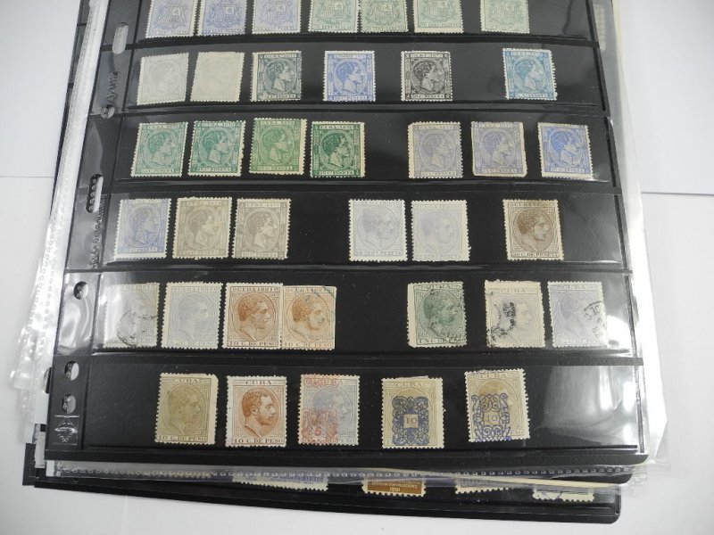 CUBA, Excellent Stamp Collection/accumulation of Stamps hinged on pages