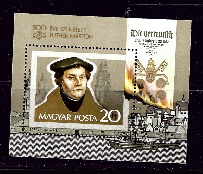 Hungary 2796 MNH 1983 Martin Luther S/S