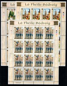 IRELAND SG1571/3 2003 ST PATRICKS DAY SHEETLETS MNH