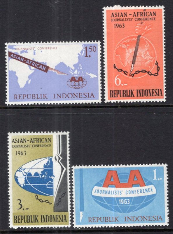 Indonesia 593-596 MNH VF