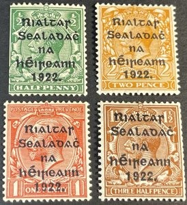 IRELAND # 19-22-MINT/HINGED--COMPLETE SET--1922