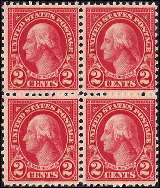 634 Mint,OG,NH... Block of 4... SCV $1.20