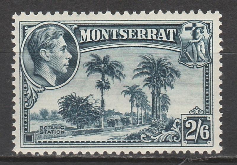 MONTSERRAT 1938 KGVI BOTANIC STATION 2/6 PERF 13