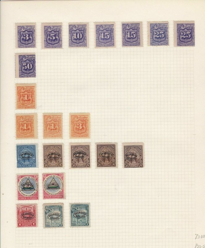 Salvador Official Stamps Ref 15528