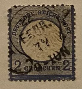 [AG] Germany 1872 Sc #5 Mi 5 USED Small Shield Mi-CV 22$