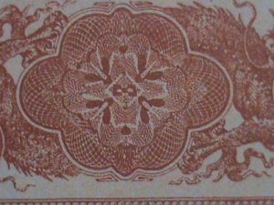 ​CHINA-QING DYNASTY-THE TAI-CHING GOVERNMENT BANK- UNC-SPECIMENT BANK NOTE VF